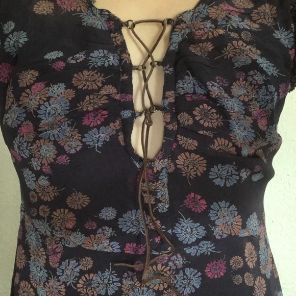 NWT Free People Dress, Yours Truly, Lace Up.💙 - Picture 5 of 8